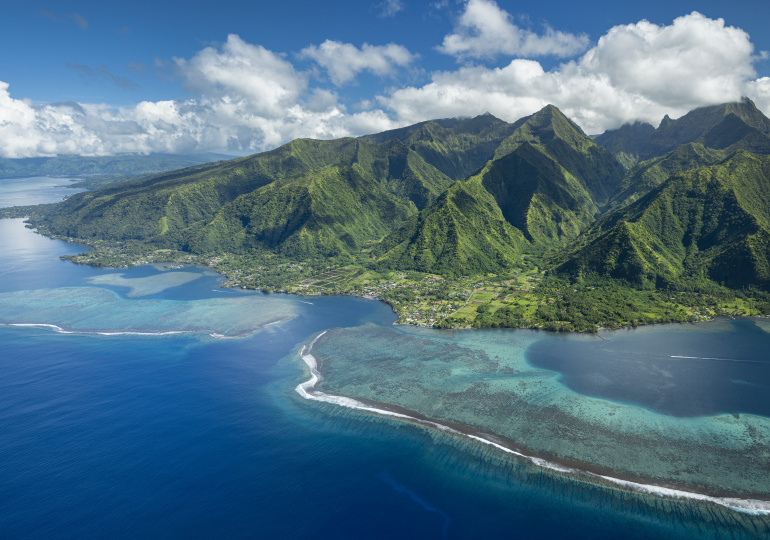 Tahiti vue aérienne